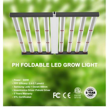 640 Watt LED Grow Light Para Fábrica