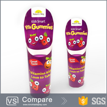 Round Shape Recycing Cardboard Candy Dump Bin