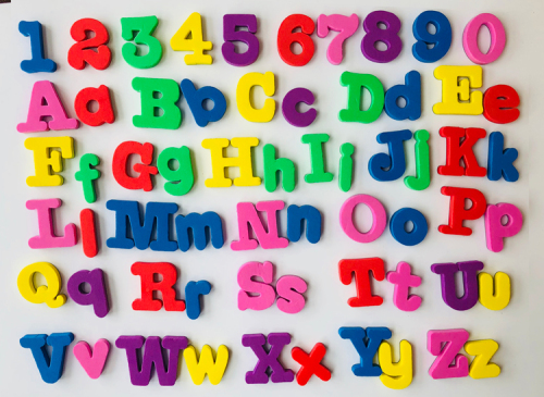 alphabet eva foam letter sticker for promotion