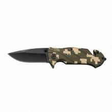 Camo Knife with Attractive Design, Comfortable Handle