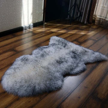 single pelt floor mat sheepskin carpet area rug for living room