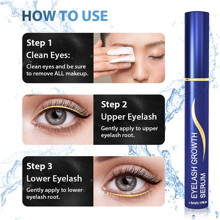 Natural Rapid Lash Boost Eyelash Growth Serum and Eyebrow Enhancer