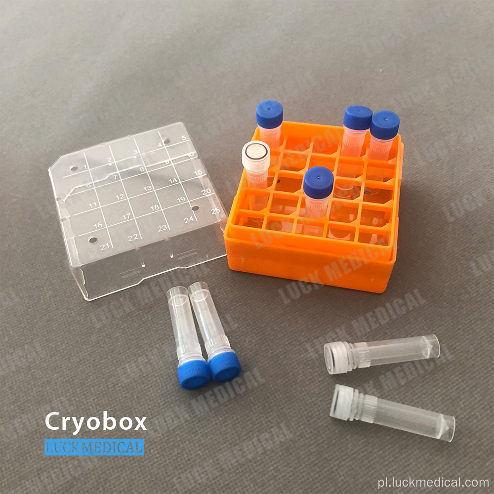 Cryovial 2 ml dla zamrażarki