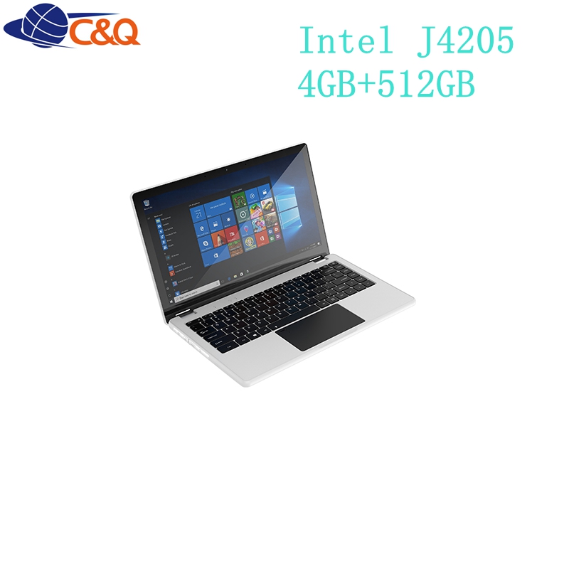 Ordenador portátil de Intel del ordenador portátil de Intel del ordenador portátil del OEM del ODM de 13,3 pulgadas Ordenador portátil de la yoga del ordenador portátil de 360 ​​grados con la CPU de Intel Pentium J4205