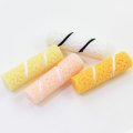 New Charms Chocolate Egg Roll Shaped Resins Cabochon For DIY Toy Decor For Kids Dollhouse Ornaments Craft Spacer