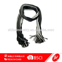 2016 American Vertical Stripes Tassels Long Scarf