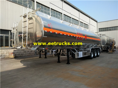 42800L Aluminium Alloy Trailers Usafirishaji wa Mafuta