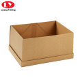 Foldable Flat Pack Kraft Paper Gift Box