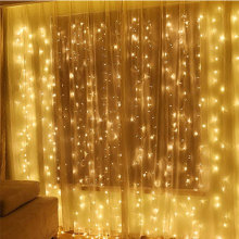 LED Window Star Curtain String Light