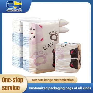 Press-Type Vacuum Compression Bag for Space Saving