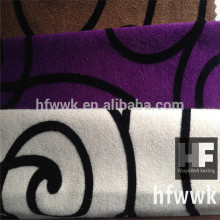 HF-1401F 100% polyester flocked in shiny aloba sofa fabric
