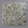 Tan Glass Mosaic Sheet Art Tile For Sale