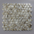 Tan de mosaico de mosaico de vidrio azulejo para la venta