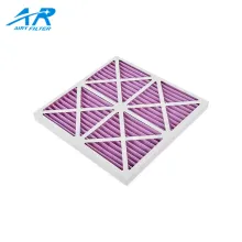 F7 Foldaway HAVC Air Filter with Cardboard Frame