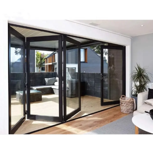 Double Glazing Aluminum Bi-folding Doors