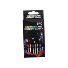christmas party spiral colorful candles