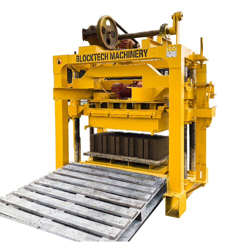 Blocktech Qt4 40 Small Manual Interlocking Brick Making Machine High Blocktech Qt4 40 Small Manual Interlocking Brick Making Machine High
