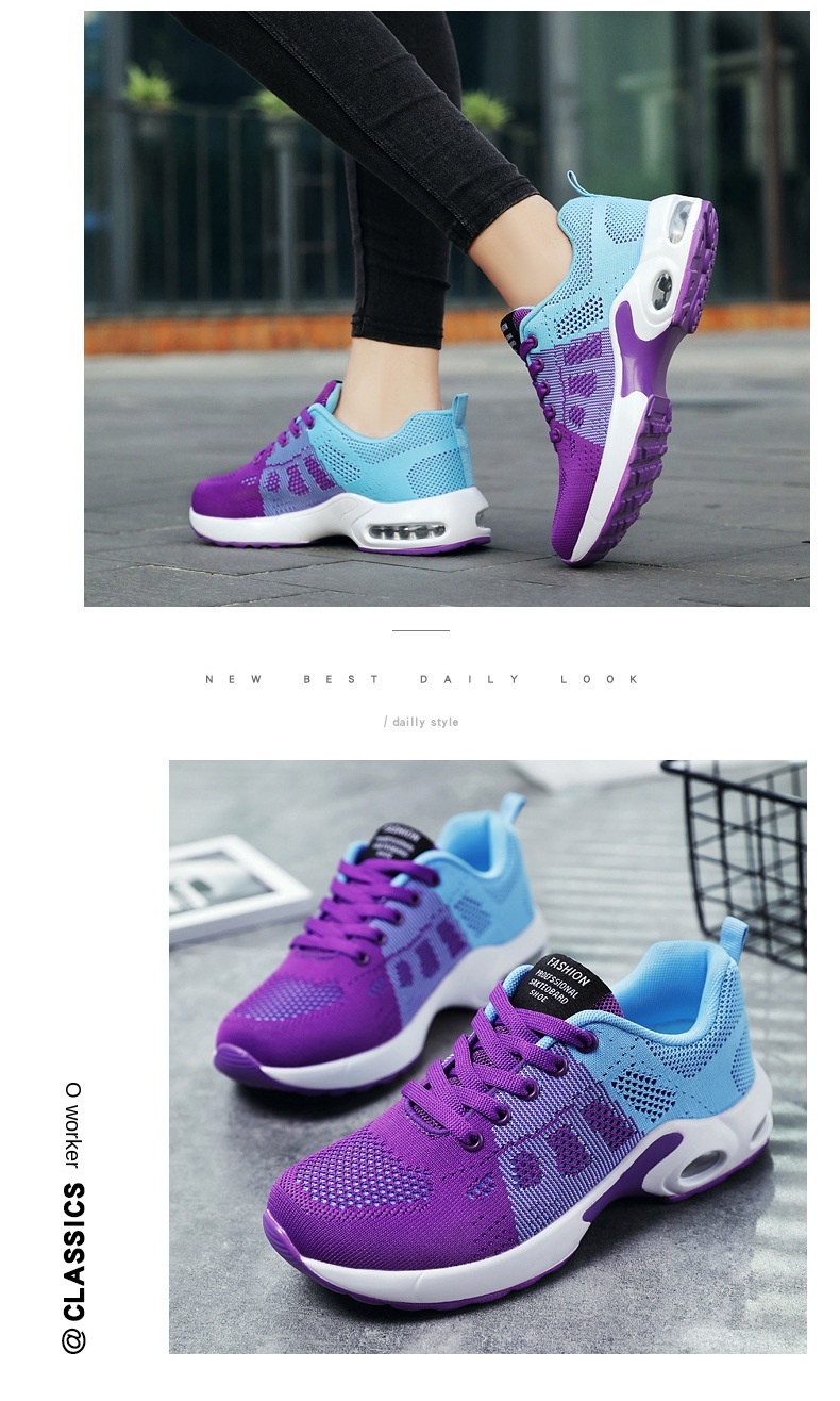 36-41 Breathable Casual Women's Sneakers Walking Sports Cushion Shoes for Women Anti-slip Sport Running Sneakers