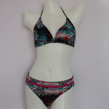 Hot sexy printed woman bikini swimwear