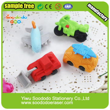 SOODODO Green Ali 3D Animal Shaped Mini Erasers