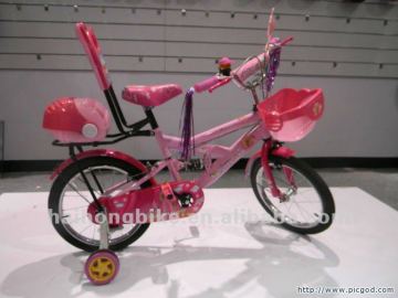 attractive pink children bicycle