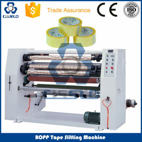 CE STANDARD BOPP PACKAGING TAPE SLITTING MACHINE