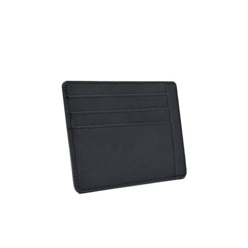 Amazon Hot Style Back 100% Saffiano Leather Cardholder