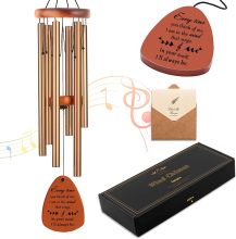 6-Tube Aluminum Wind Chime for Pine Outdoor Nordic Pastoral Music