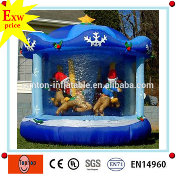 giant christmas decoration,outdoor laser light christmas decoration,outdoor christmas carousel decoration for sale