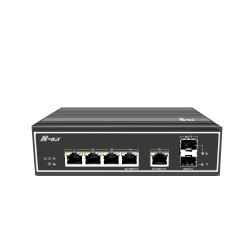 7-port unmanaged Industrial None-PoE switch