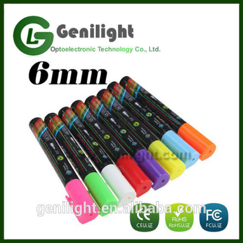 6mm Multi Color Marker Pen For Led Writing Board White Board