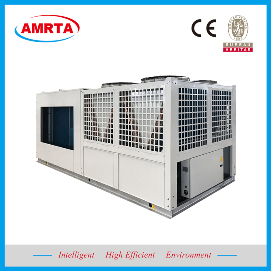 Packaged Air Conditioner with Hot Water Coil