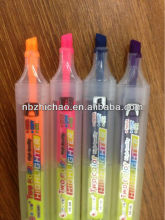 [factory directly sell] Twin tip transparent highlighter pen set