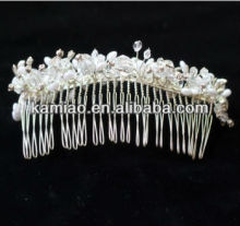 handmade 2015 pearl hair comb bride and groom wedding accessories bride