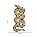 Grande serpente giocattolo ricamo patch fai da te abbigliamento applique