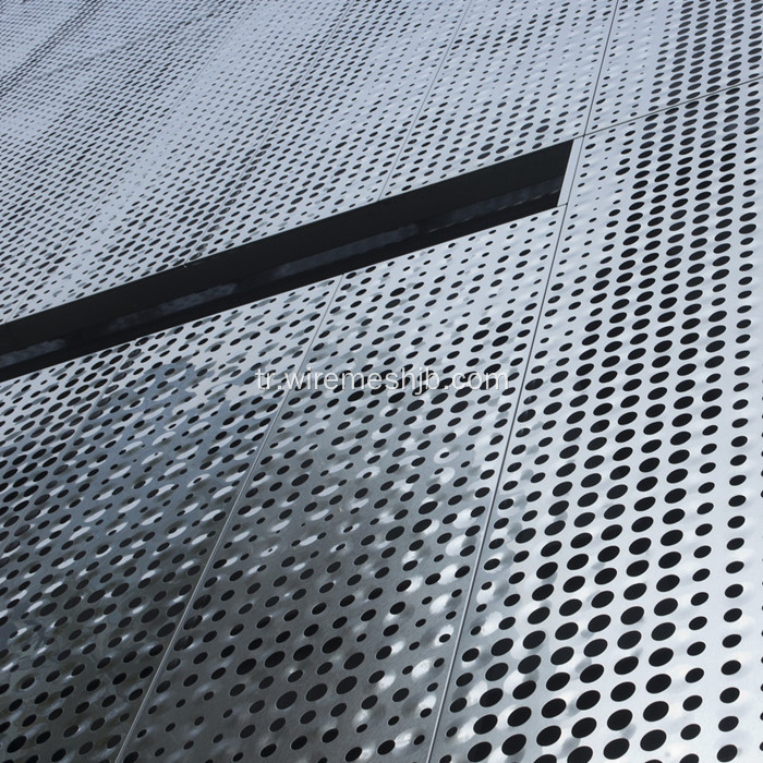Delikli Çelik Soyut Dekoratif Paneller