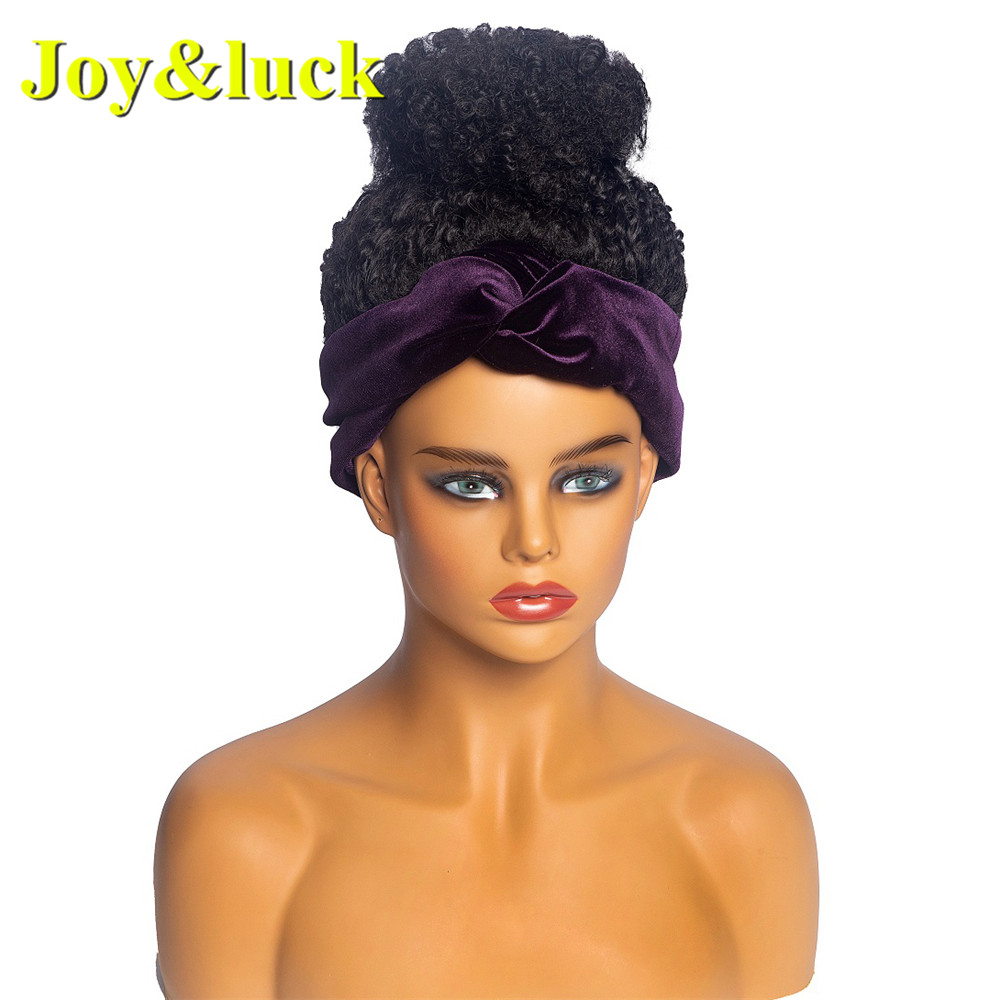 Head Band Wholesale Scarf Wig Wavy Ladies Hair Long Natural Body Waves Headband Wigs for Black Women Synthetic Hair Wigs