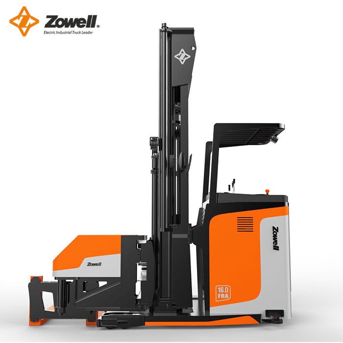 1600kg Electric 3-way very narrow aisle forklift