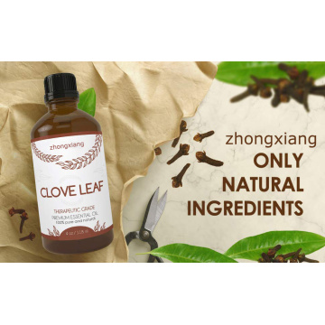 Pure natural clove leaf essential oil for teeth