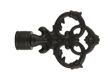 Black telescopic classical Curtain Rod wholesale