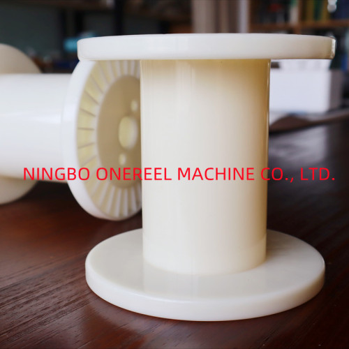 White Plastic Empty Spool Threaded Spool for Wire