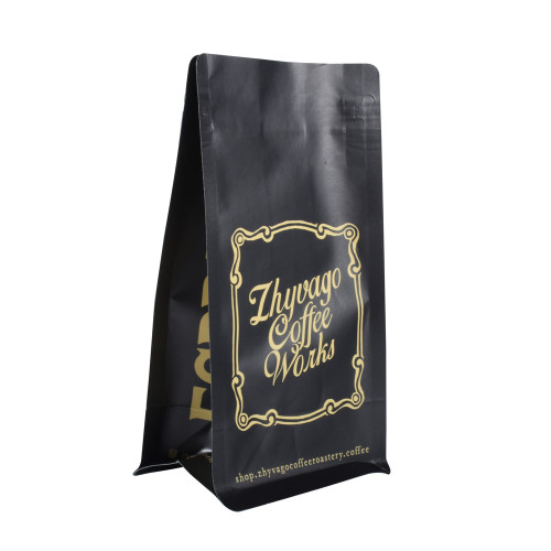 Personlig logo kaffeemballasjeposer med tut