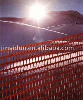 Durable orange warning fence /safety warning fence/snow fence