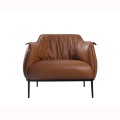 Modern Leather Archibald Armchair by Jean-Marie Massaud