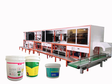 Automatic Plastic Pail UV Screen Printing Machine