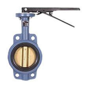 Worm gear wafer butterfly valve butterfly valve