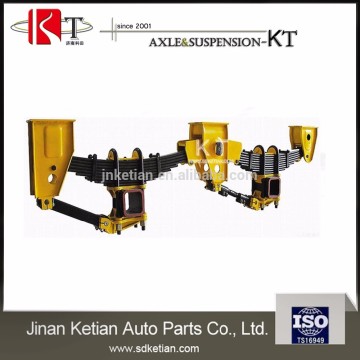 tri-axle semi-trailer low boy Mechanical Suspension
