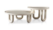 Cream-style coffee table set