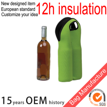 insulated custom pretty wine neoprene bottle cooler bag