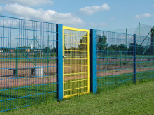 Single Swing Wire Mesh Fence Gate